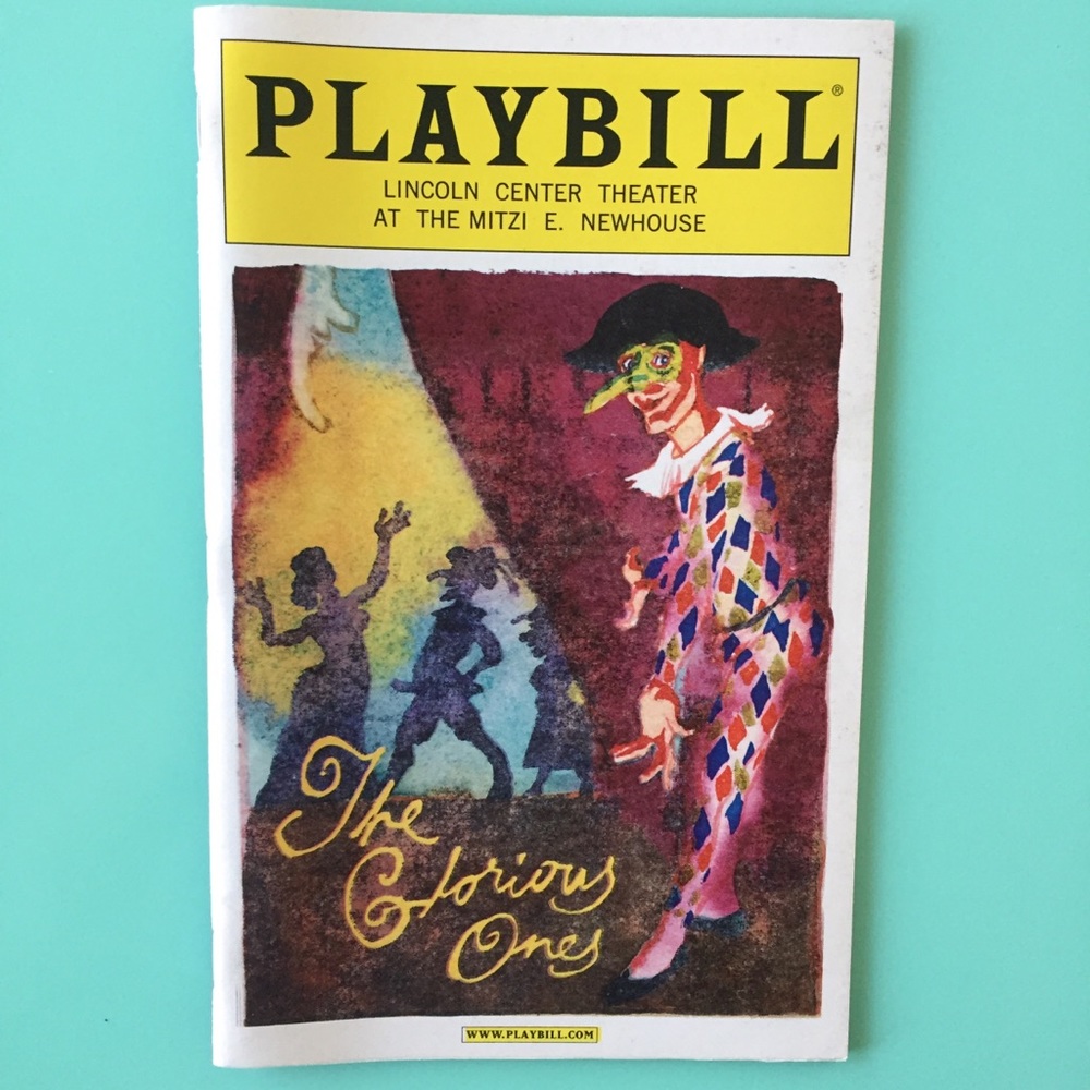 Color Playbill The Glorious Ones Marc Kudisch Natalie Venetia Belcon Erin Davie